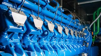 Ein Bildausschnitt einer Heizungstechnik